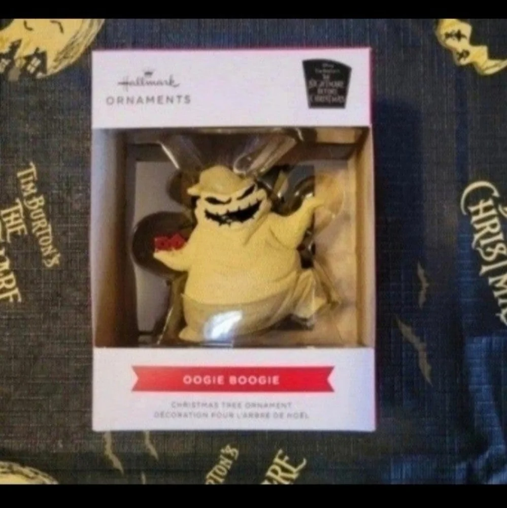 Disney Hallmark nightmare before christmas oogie boogie Christmas ornament